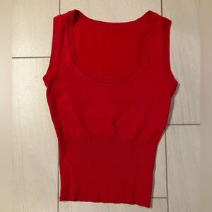 Beautiful Red Vintage Vest
